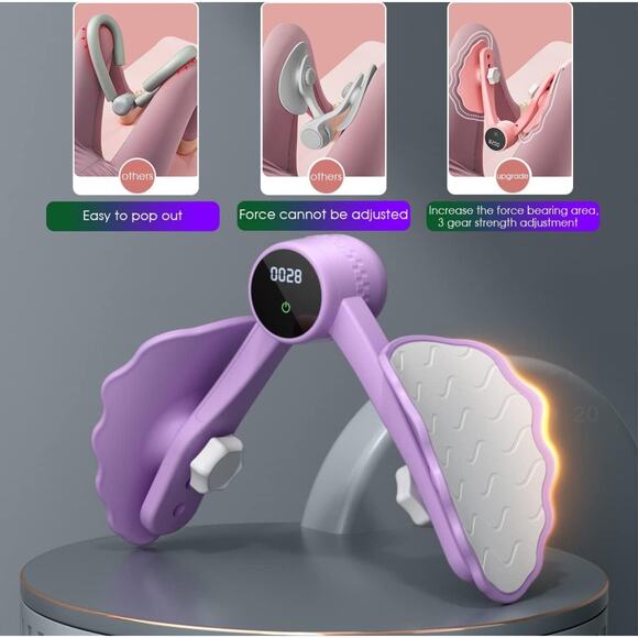 Purple Shell Design Exercise Machine With Counter - Picture 5 of 11